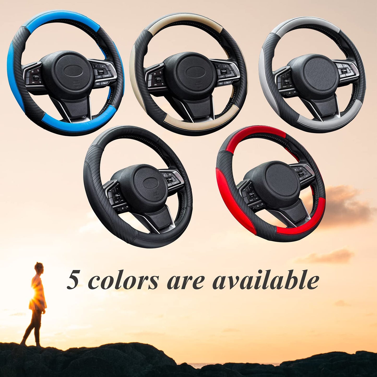 Car Steering Wheel Black