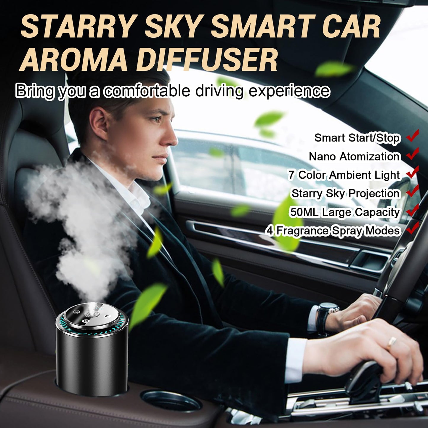 Car Diffuser Starry Sky Projection